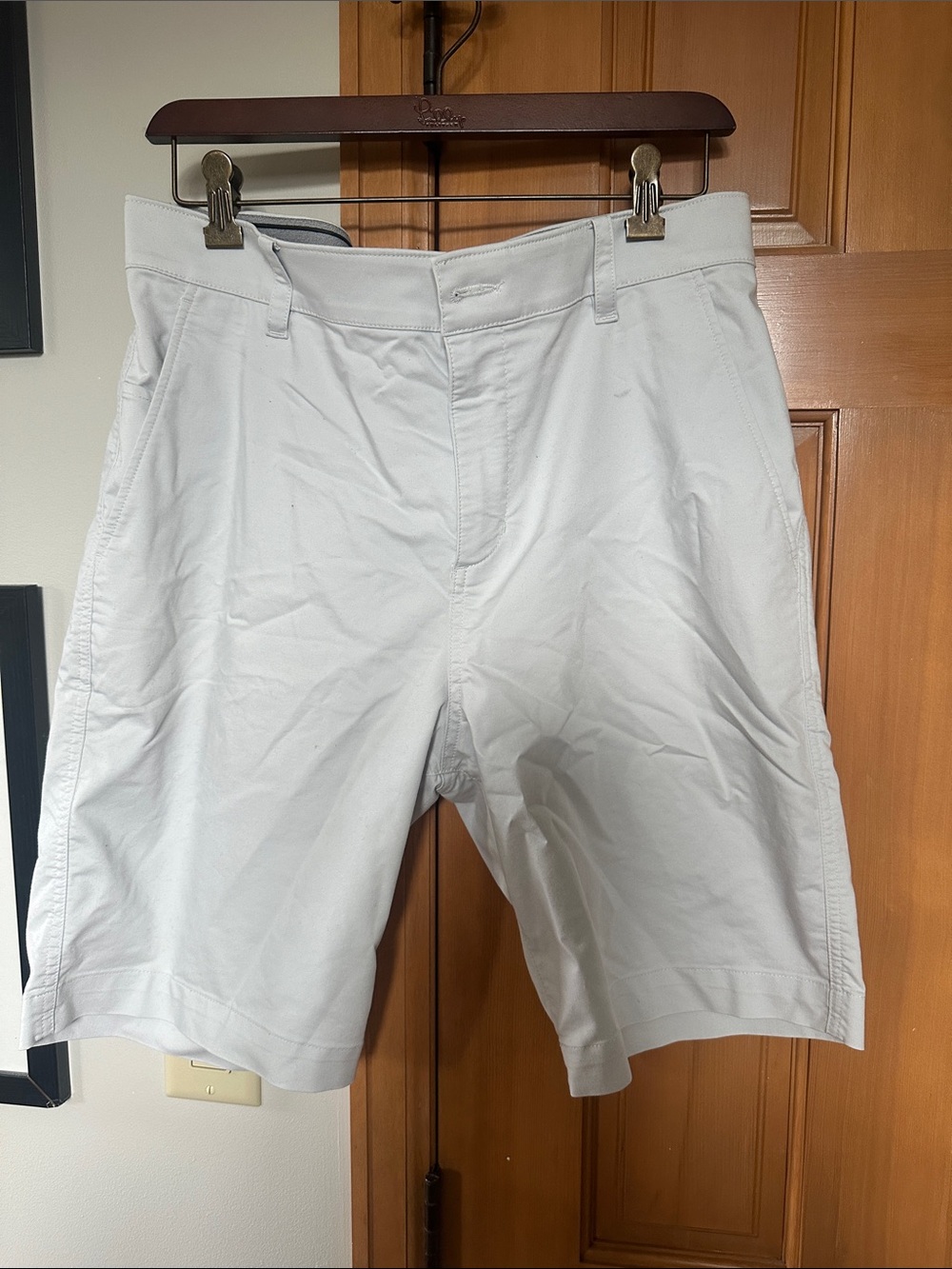 Men's Light Gray/ Blueish Casual Chino Shorts